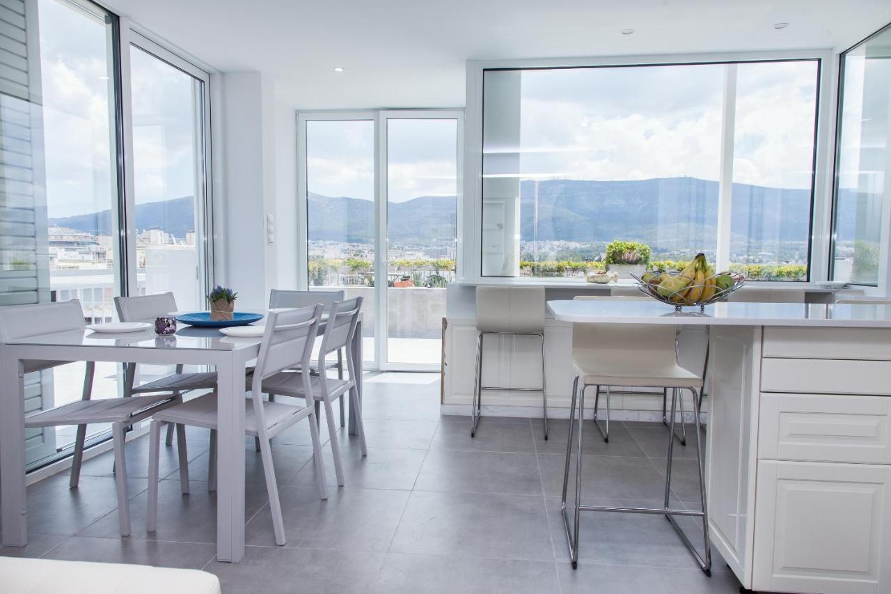 شقة أثينا  في Gorgeous Penthouse With Private Jacuzzi And Amazing View! المظهر الخارجي الصورة