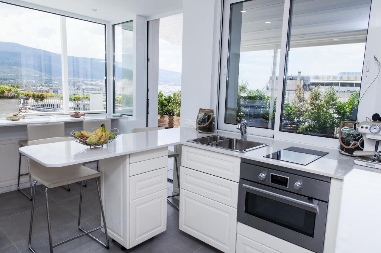 شقة أثينا  في Gorgeous Penthouse With Private Jacuzzi And Amazing View! المظهر الخارجي الصورة
