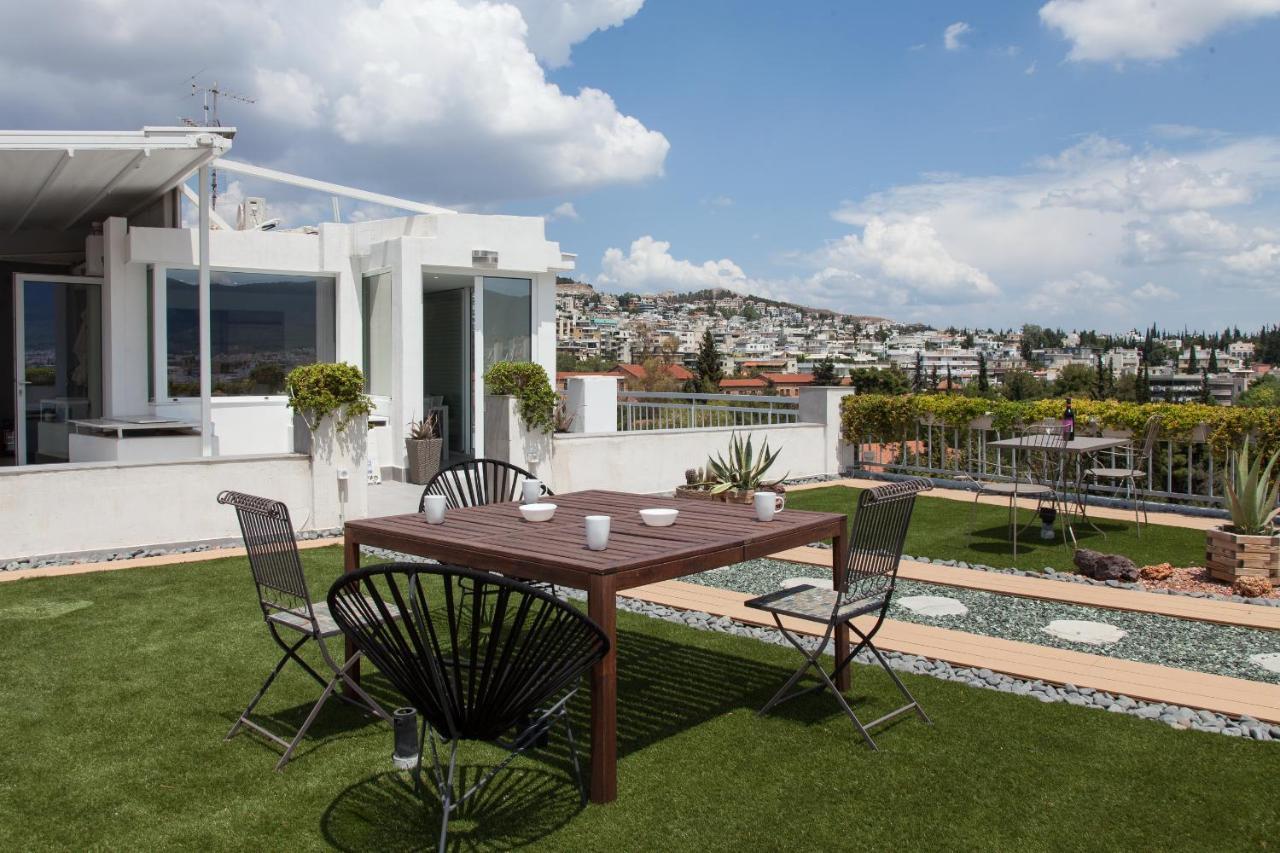 شقة أثينا  في Gorgeous Penthouse With Private Jacuzzi And Amazing View! المظهر الخارجي الصورة